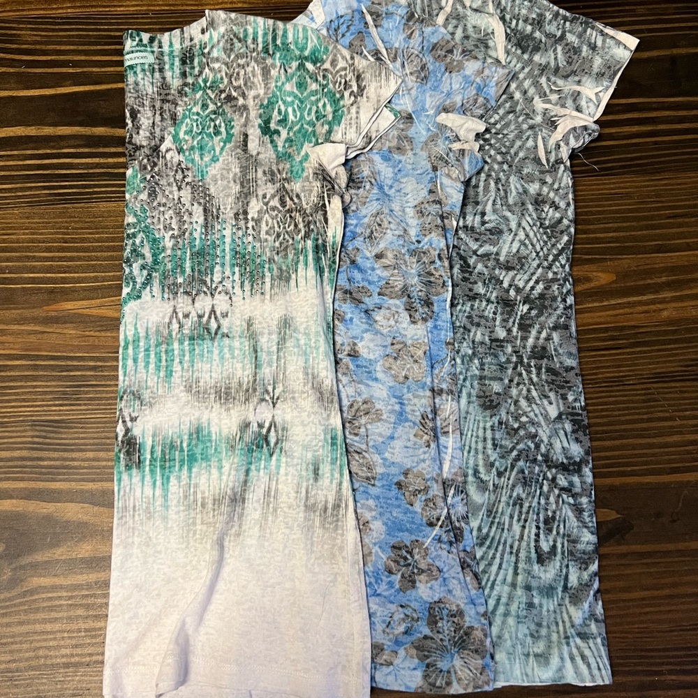 Maurices Short Sleeve Tees - Green, Blue, Gray